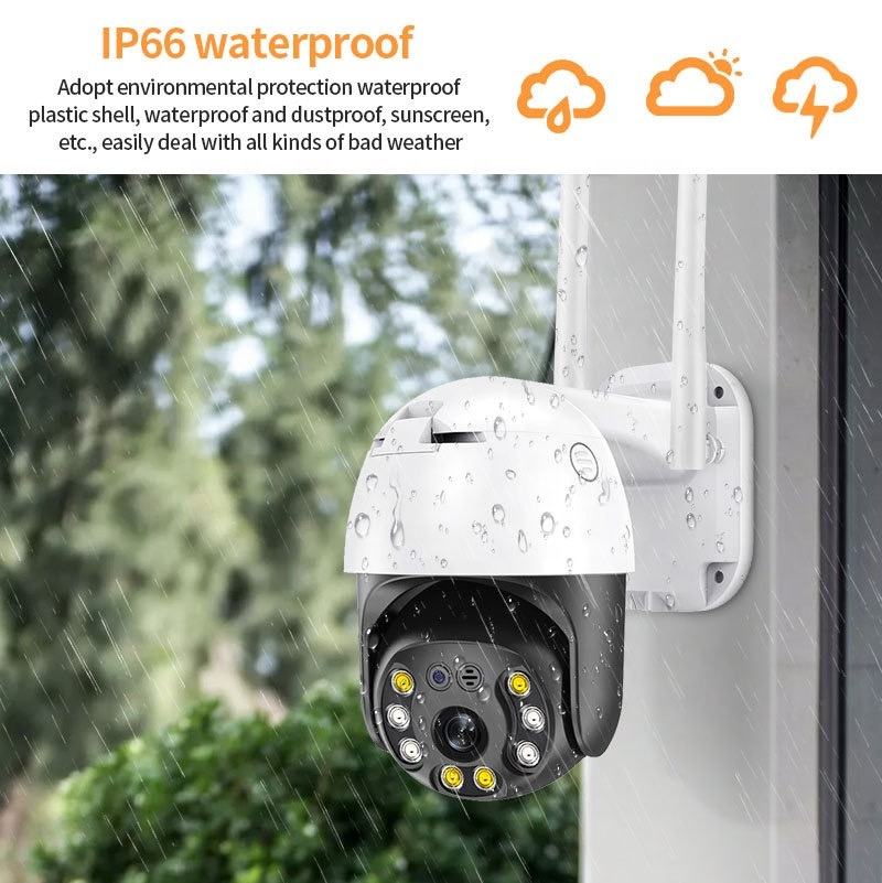 Bulk Price C40 2MP HD 1080P Tuya CCTV Security Video Recorder Outdoor Waterproof wifi ip camera