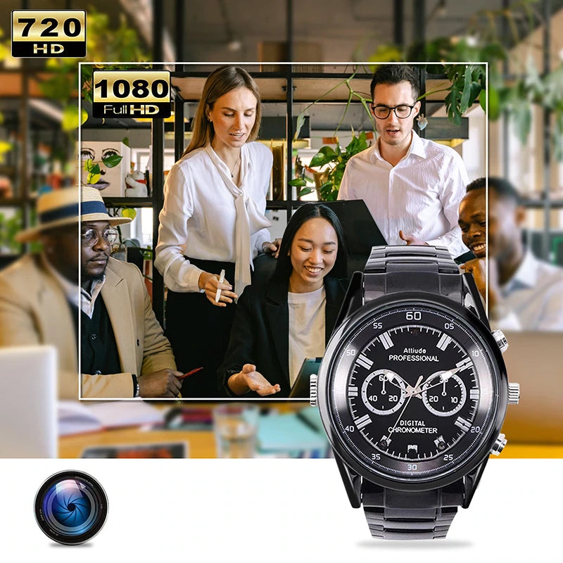 QZT T11 Compact Camera Watch Type Infrared Motion Detection Camera