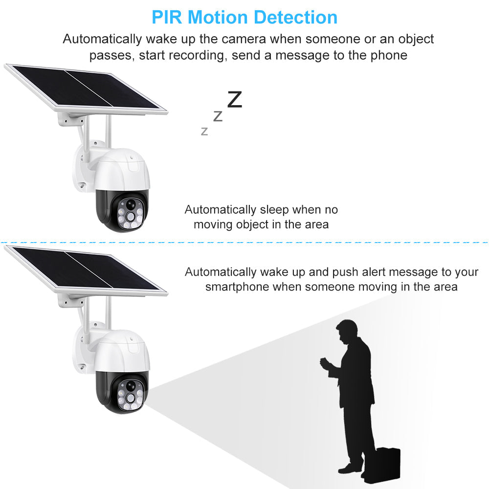 Bulk Price VRT-VC9-G Outdoor 1080P CCTV Surveillance Video Recorder Night Vision Wireless Security ptz solar camera