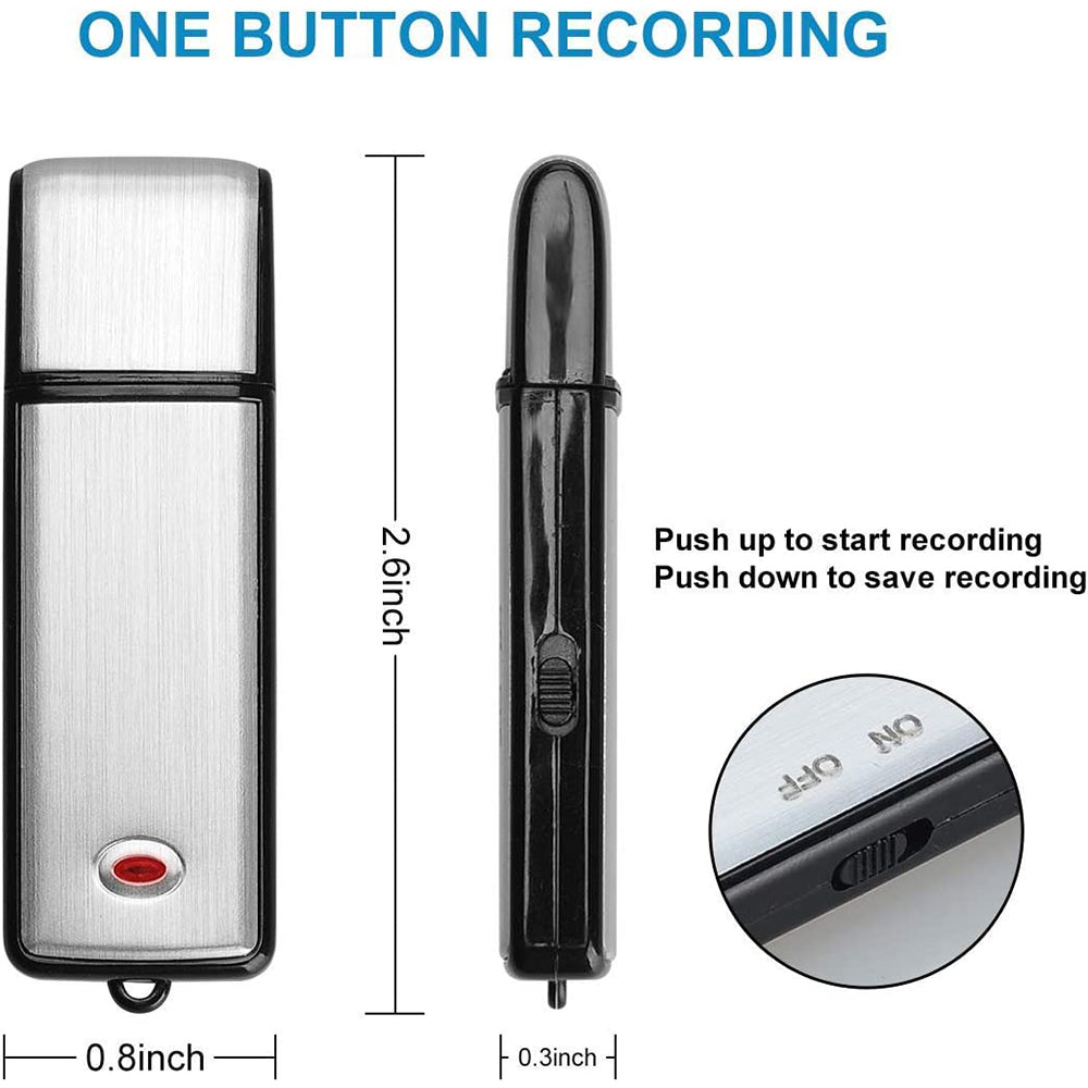 QZT QFRR001 USB Flash Drive Voice Recorder