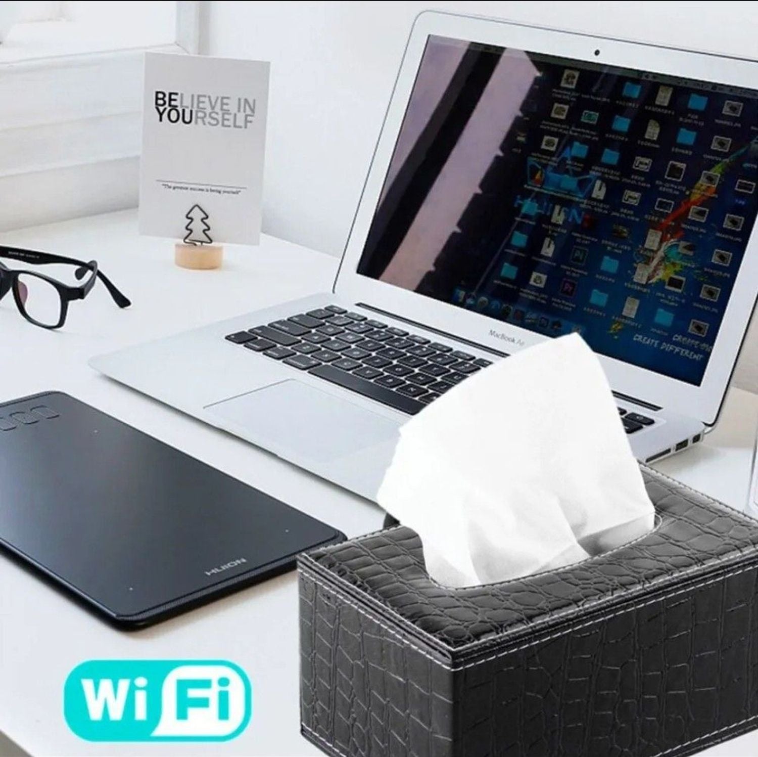 QZT WiFi Tissue Box spy hidden mini Camera 1080p Full HD