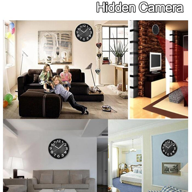 QZT W400 Hd 1080p Wifi HiddenWall Clock Spy Camera